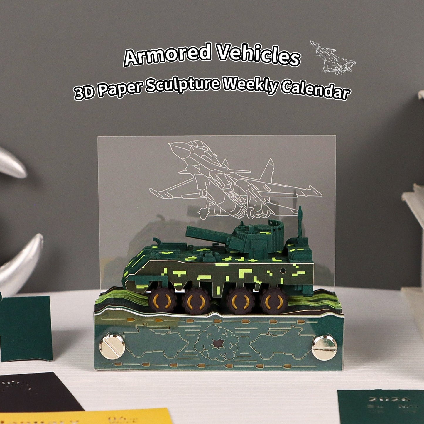 3D Calendar 2026 - Armored Vehicles