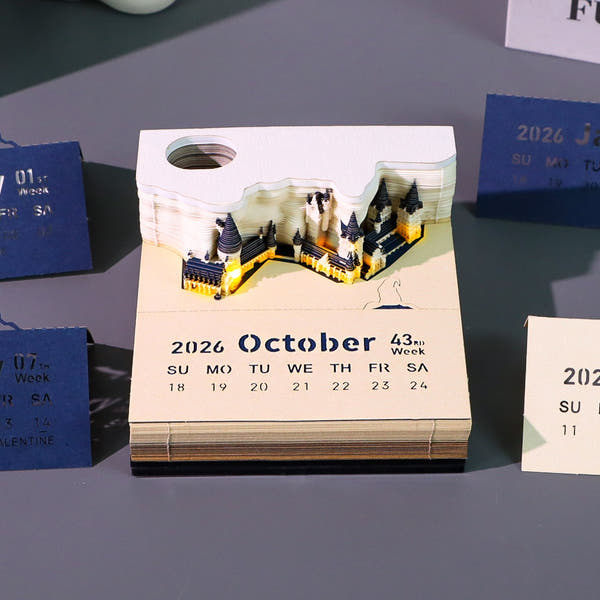 3D Calendar 2026 - Magic Castle