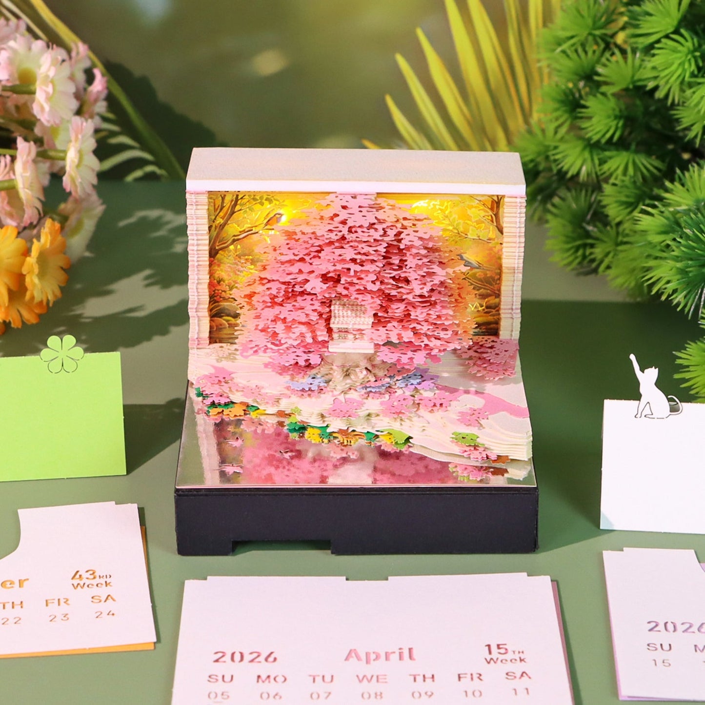 3D Calendar 2026 - Music Tree