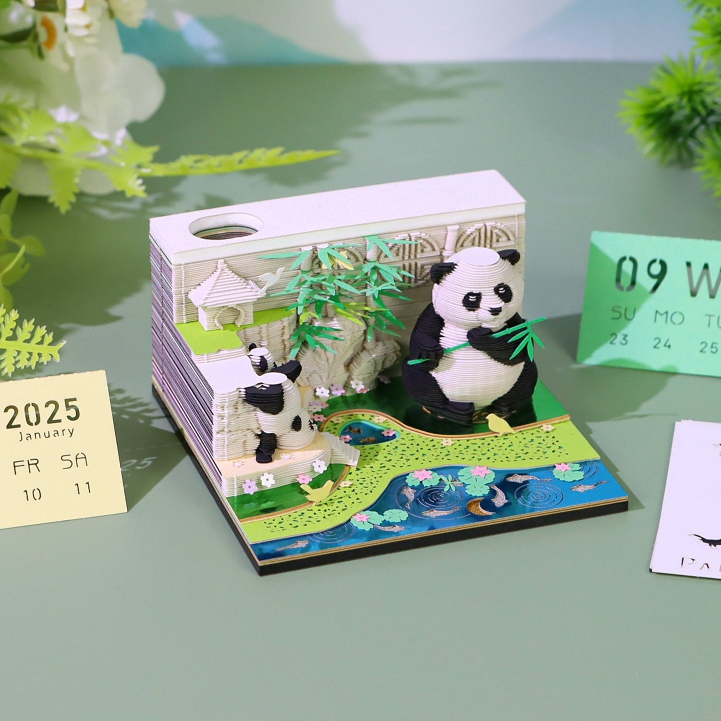 3D Calendar 2026 - Panda G
