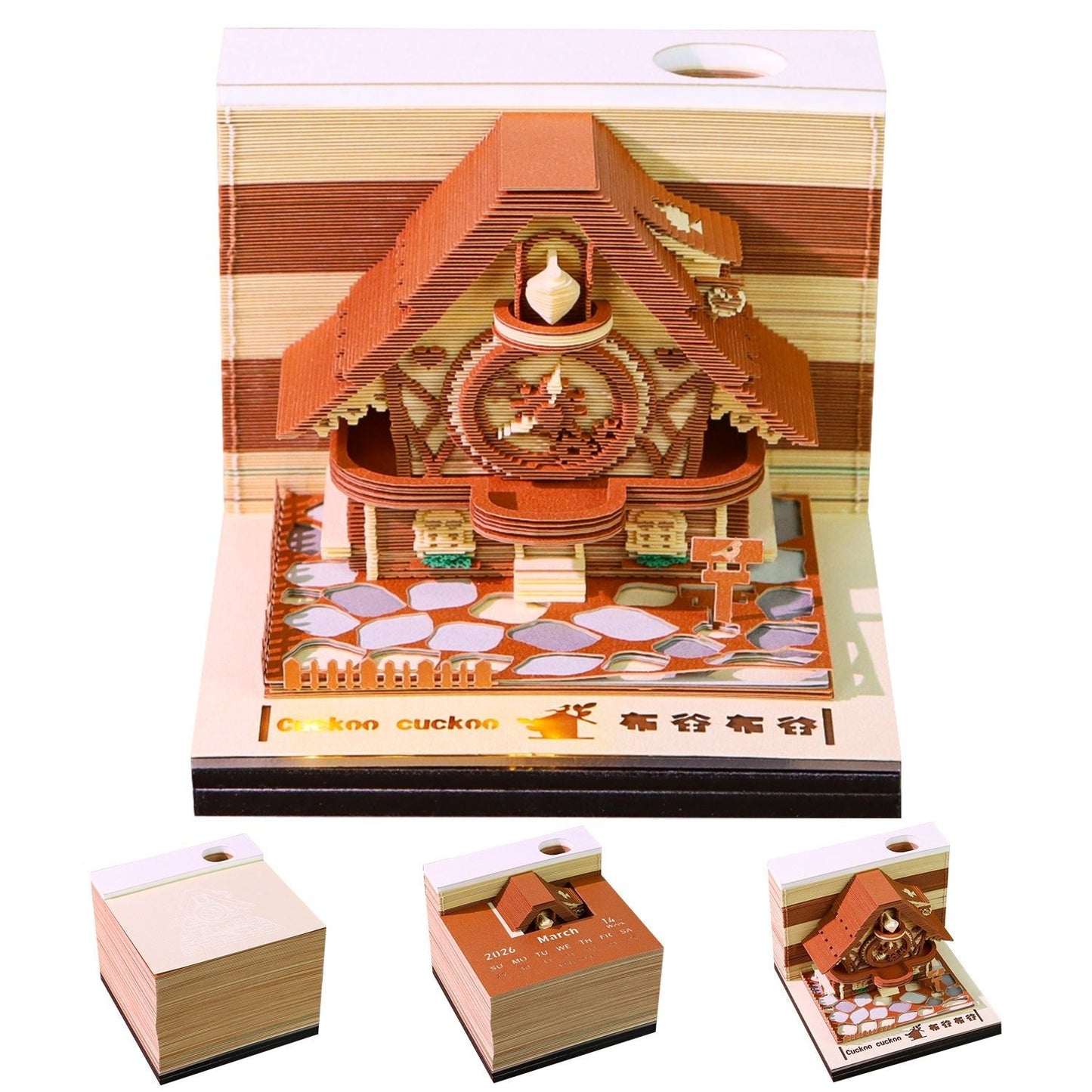 3D Calendar 2026 - Cuckoo