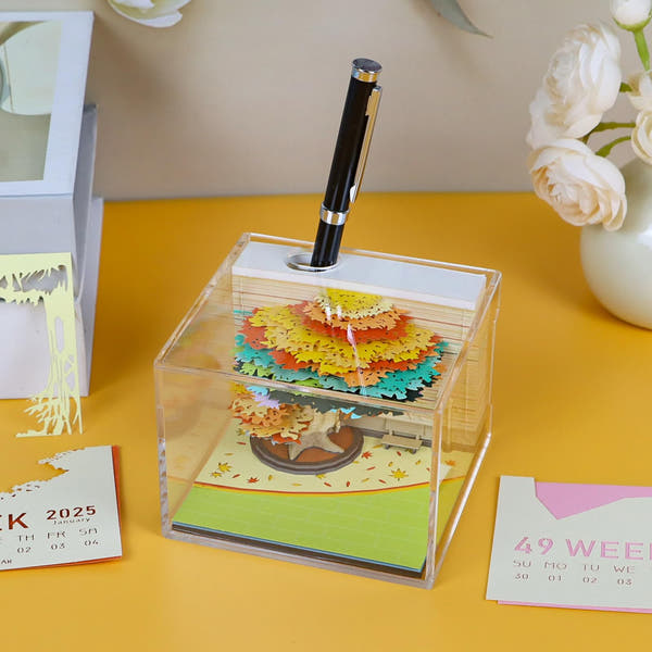 3D Calendar 2026 - Four Seasons Tree