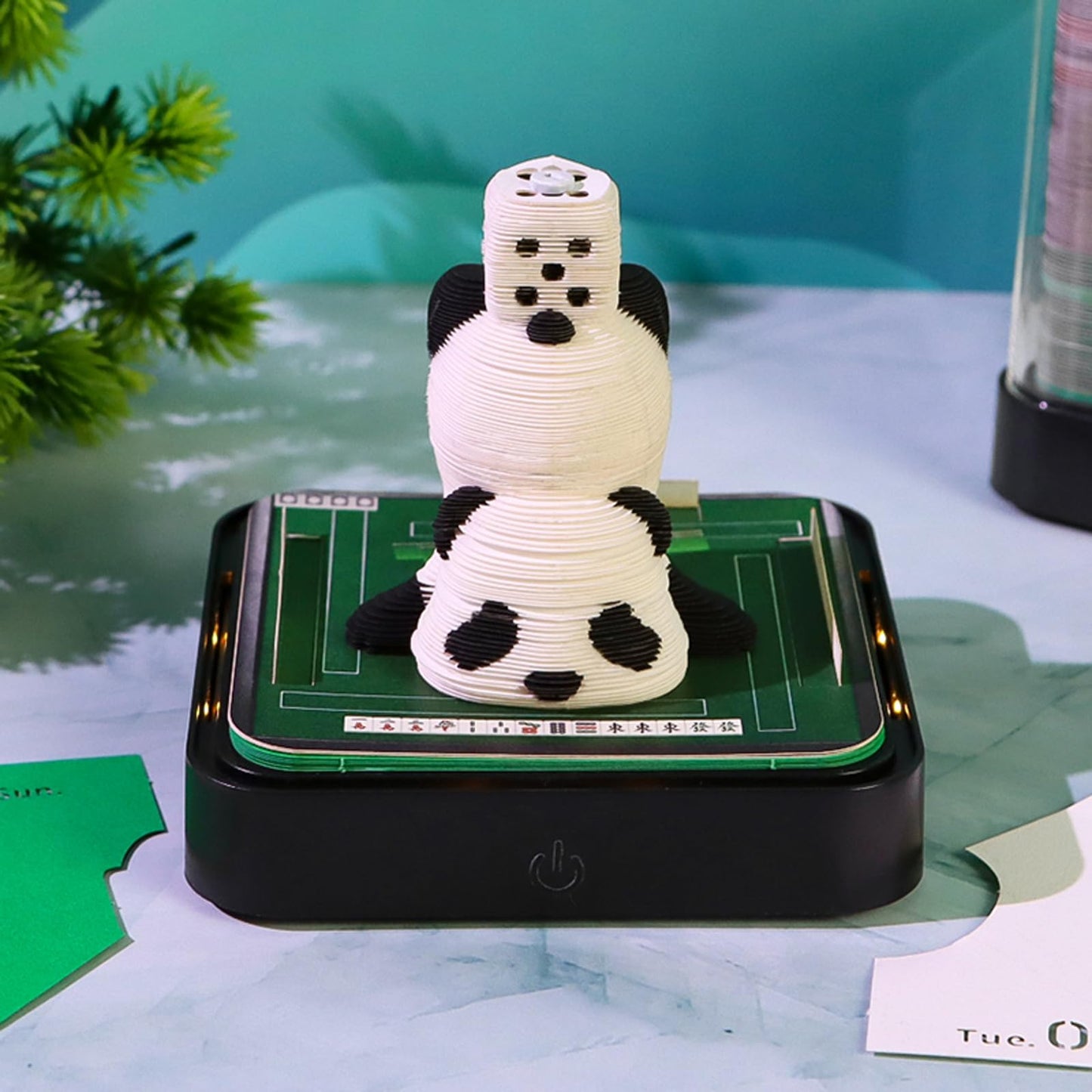 3D Calendar 2026 - Mahjong Panda