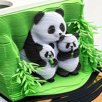 3D Calendar 2026 - Panda B