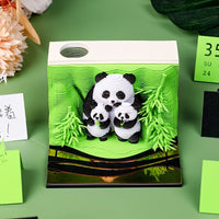 3D Calendar 2026 - Panda B