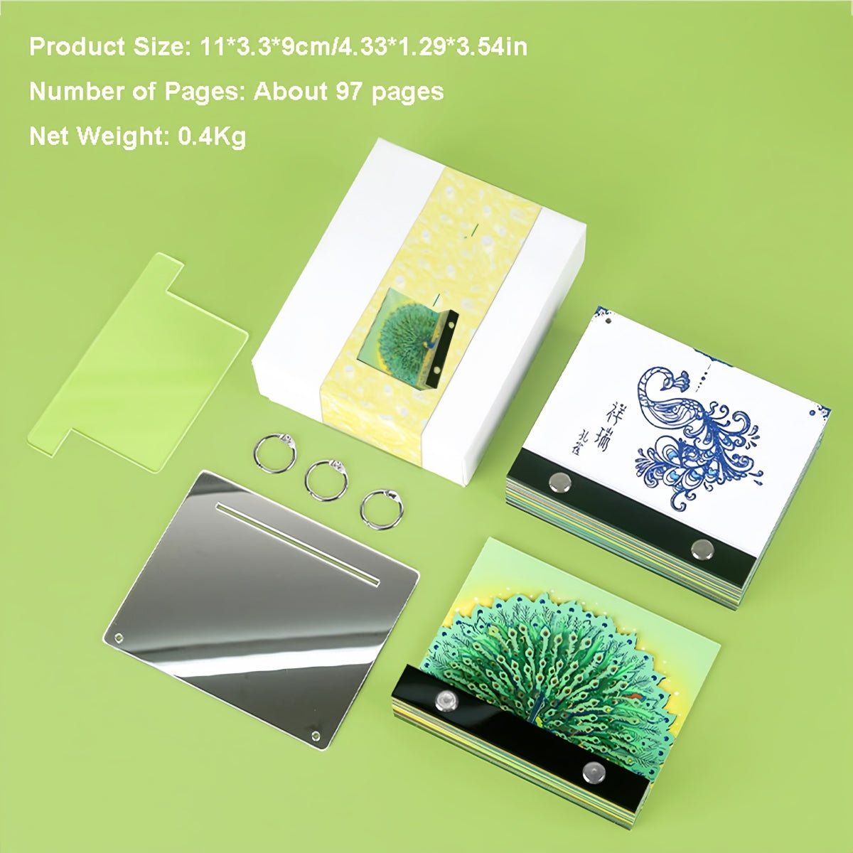 3D Calendar 2026 - Peacock