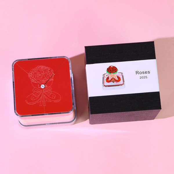 3D Calendar 2026 - Roses