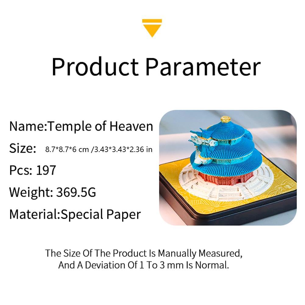 3D Calendar 2026 - Temple of Heaven B