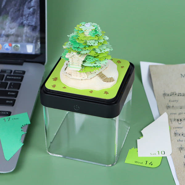 Green Tree (With Light & Calendar 2026)